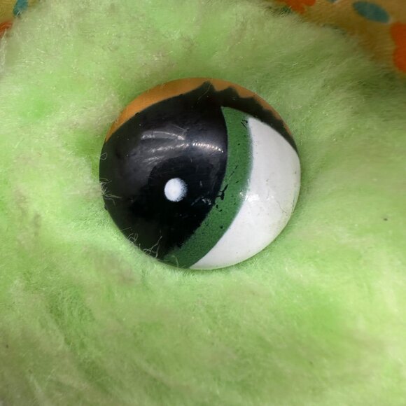 Vintage Knickerbocker Turtle 1970s Stuffed Animal Patchwork Shell Green READ - Picture 8 of 10